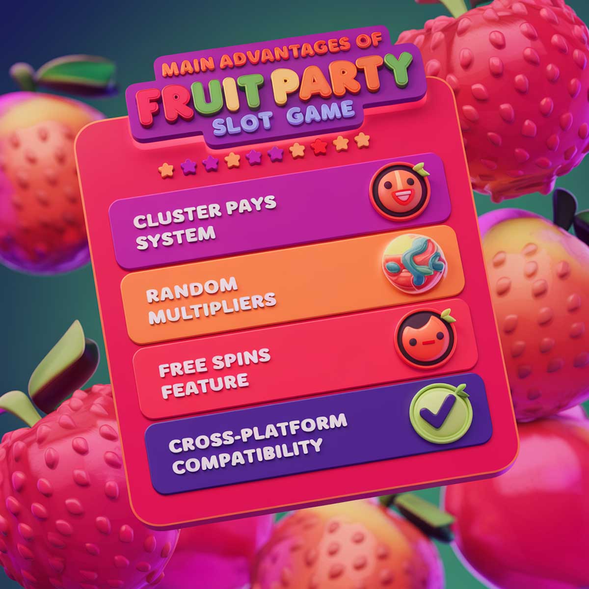 Fruit Party slot game main features